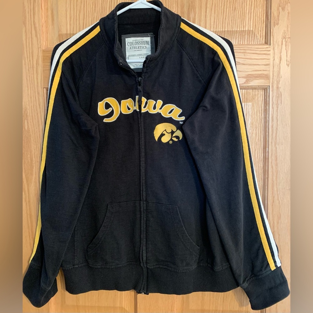 Colosseum Athletics Zip Up University of Iowa Sz L